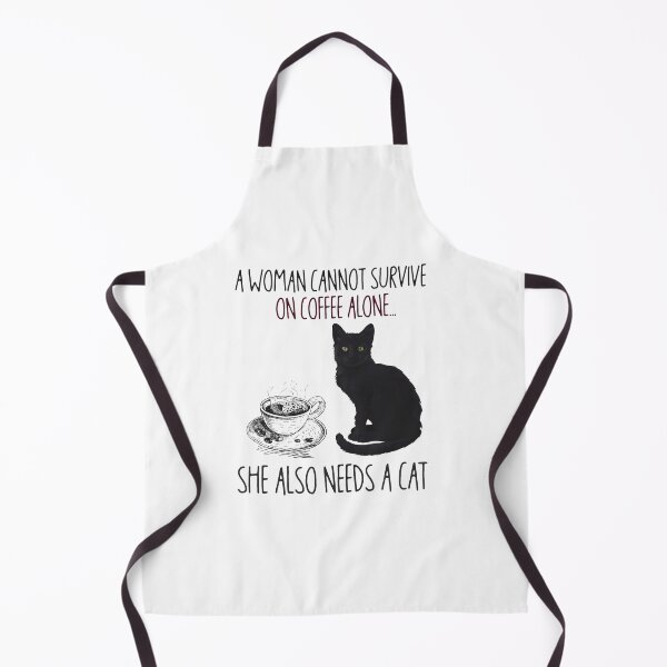 Item preview, A Woman Cannot Survive On Coffee Alone She Also Needs A Cat Cat Lover designed and sold by CeeCok7333.