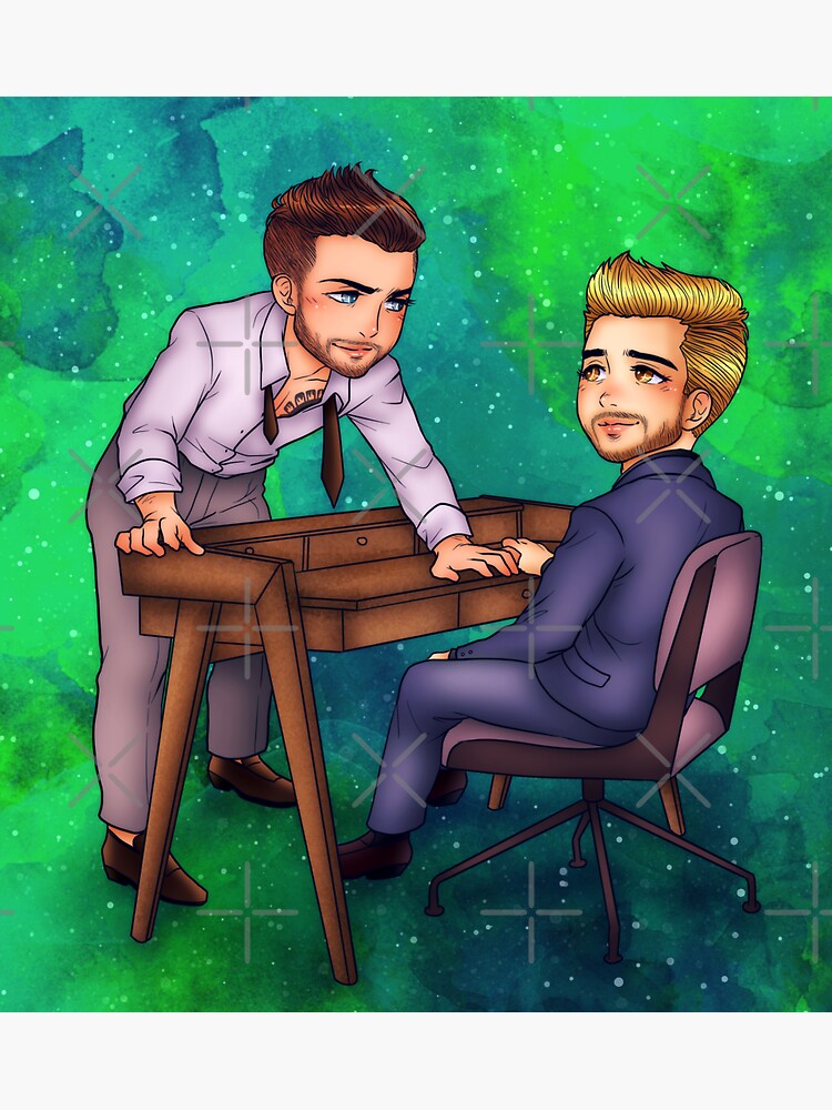 Thumbnail 3 of 3, Sticker, Nathan with background designed and sold by CarlyMarie1.