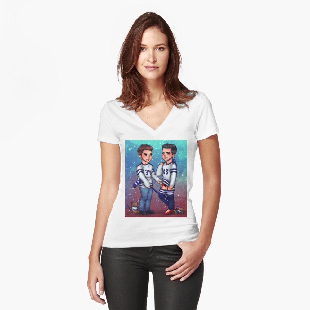 Item preview, Fitted V-Neck T-Shirt designed and sold by CarlyMarie1.