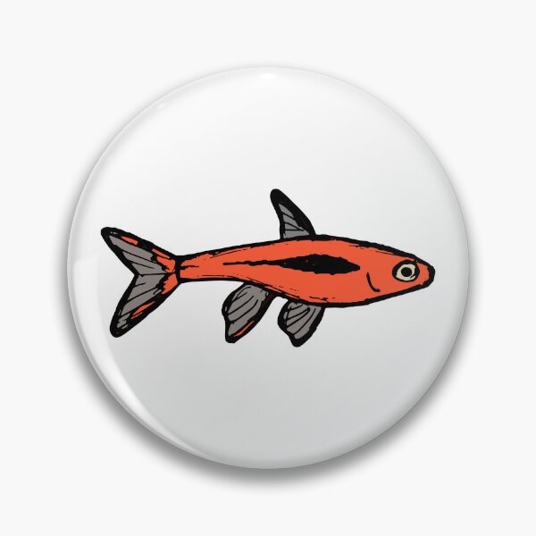 Item preview, Mosquito raspbora - freshwater aquarium fish designed and sold by DigitalShards.