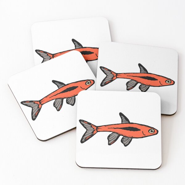 Item preview, Mosquito raspbora - freshwater aquarium fish designed and sold by DigitalShards.