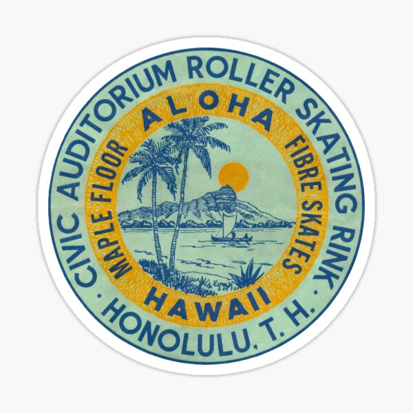 Item preview, 1950's Roller Skate in Hawaii designed and sold by historicimage.