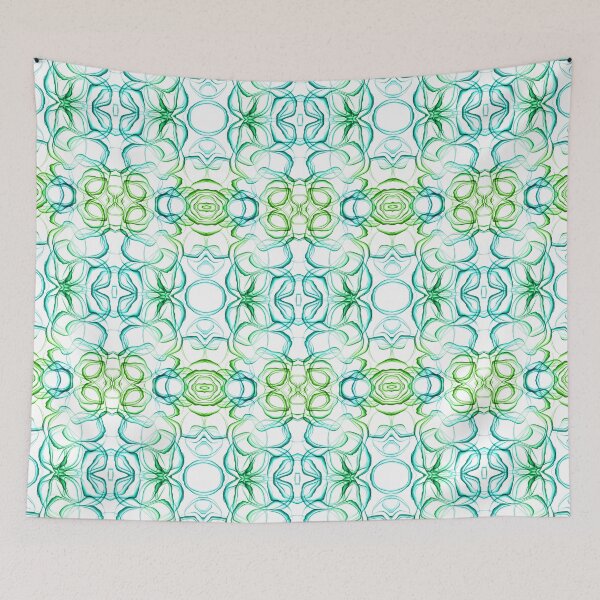 Item preview, Abstract Watercolor Ink Background - Blue Green Stylish Patterns | Watercolor Stylish Patterns designed and sold by Delandor.