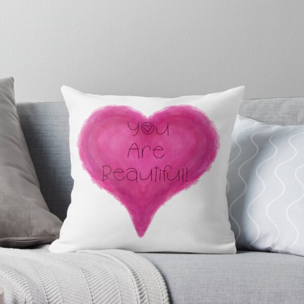 Item preview, You Are Beautiful Inspiration Heart designed and sold by coveredbydesign.