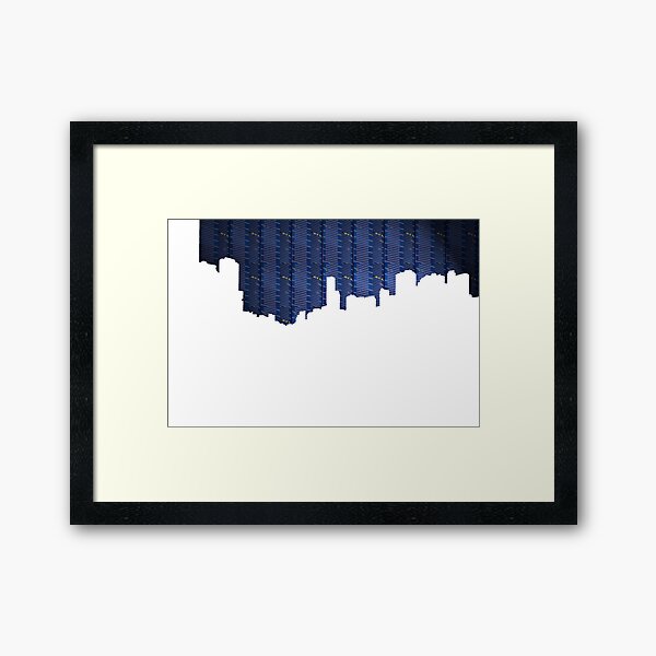 Cut Paste Save Post Framed Art Print