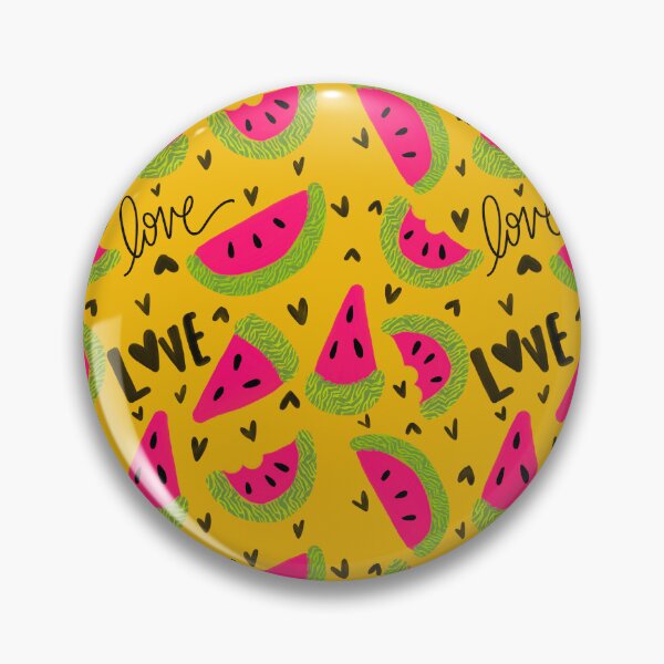 Item preview, Yellow Summer Watermelon Pattern designed and sold by svgbliss.