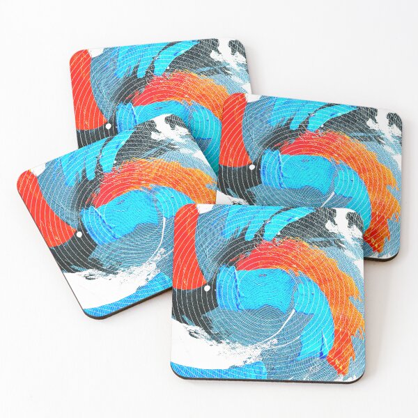 Item preview, Centroid Abstract Twist in Red, White and Blue designed and sold by RyanCaudell.