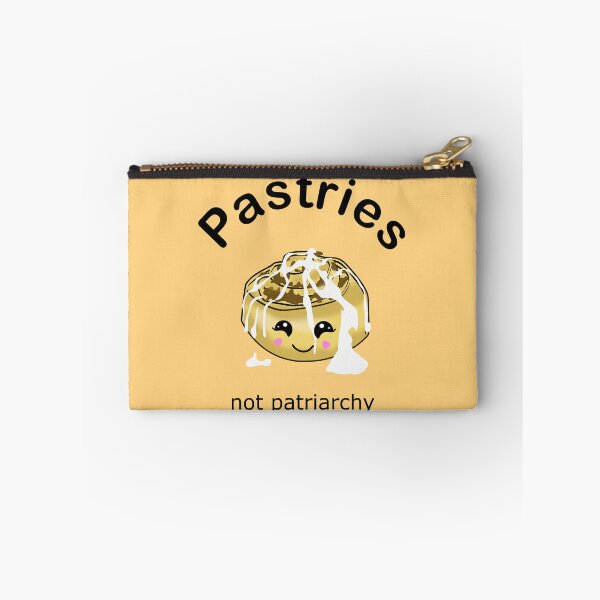 Item preview, Pastries not Patriarchy (Black on Peach) designed and sold by MyThingNow.