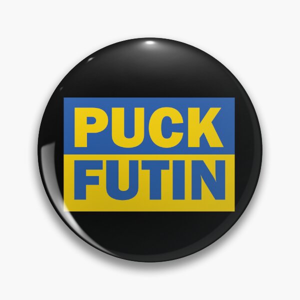 Item preview, BANDERA DE UCRANIA PUCK FUTIN designed and sold by MisterPlop.