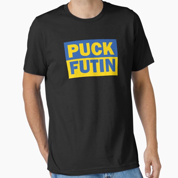 Item preview, PUCK FUTIN UKRAINE FLAG designed and sold by MisterPlop.