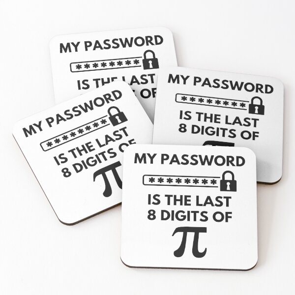 Item preview, Funny My Password Is The Last 8 Digits Of Pi | Pi Day | Math Number Lover designed and sold by Nepaz-Designs.