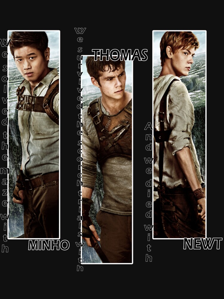 Maze Runner - Minho, Thomas, Newt Essential T-Shirt for Sale by  AngeliaLucis