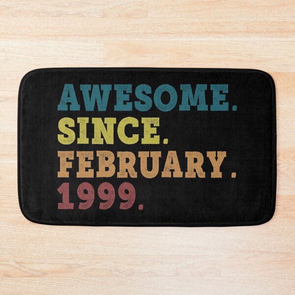 Item preview, Awesome Since February 1999 Retro Vintage 23rd Birthday Gift designed and sold by designbychow.