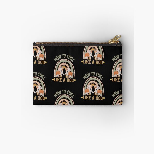 Item preview, How To Chill Like A Dog / Funny Dog lovers Gift /Watercolor sunset Design designed and sold by pedrored369.