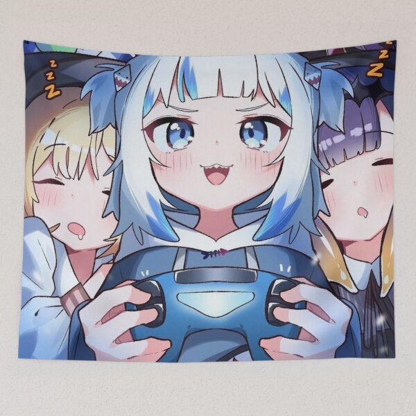 Item preview, Gamer Gura || HololiveEN  designed and sold by AszaAri.