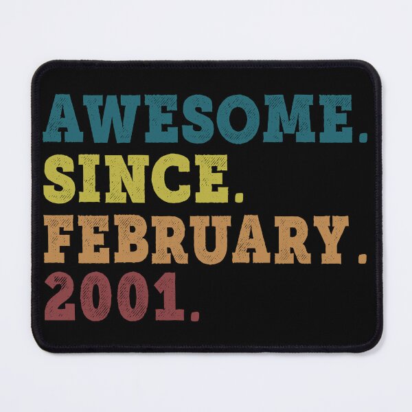Item preview, Awesome Since February 2001 Retro Vintage 21st Birthday Gift designed and sold by designbychow.