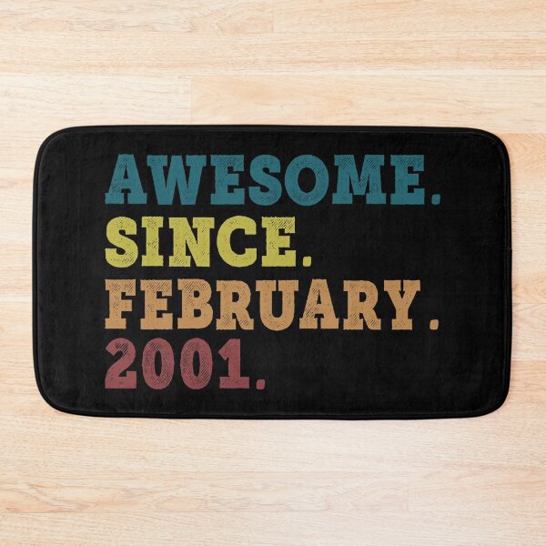 Item preview, Awesome Since February 2001 Retro Vintage 21st Birthday Gift designed and sold by designbychow.