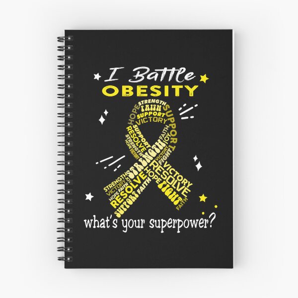 Item preview, Obesity Warrior, I Battle Obesity What's Your Superpower? designed and sold by Greggwillard.