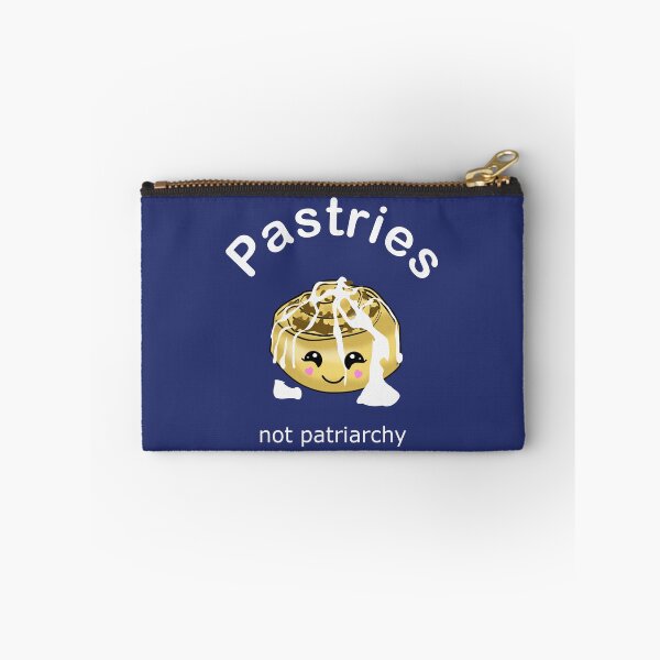 Item preview, Pastries not Patriarchy (White on Blue) designed and sold by MyThingNow.