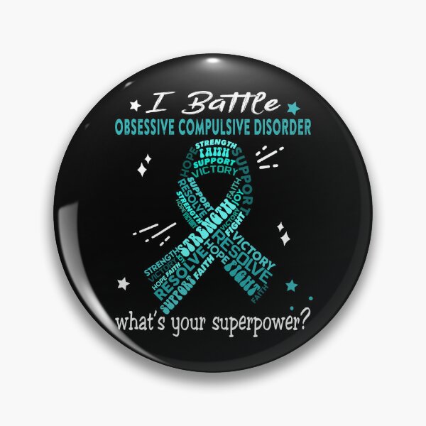 Item preview, Obsessive Compulsive Disorder Warrior, I Battle Obsessive Compulsive Disorder What's Your Superpower? designed and sold by Greggwillard.