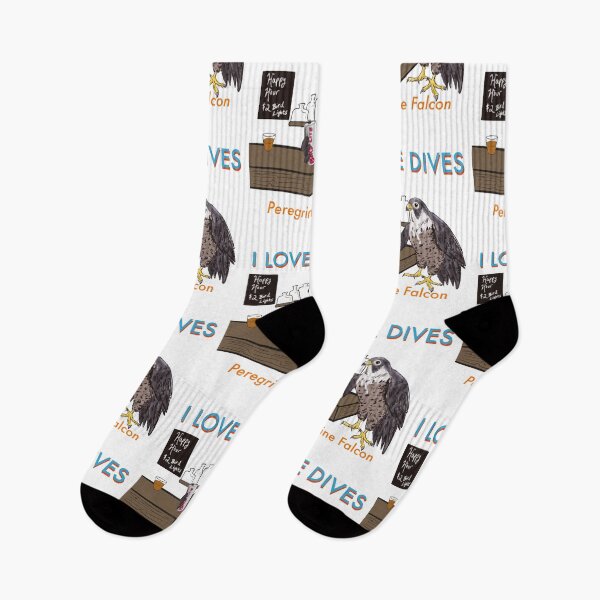 Item preview, I Love Dives (Peregrine Falcon) designed and sold by Birding for Humans.