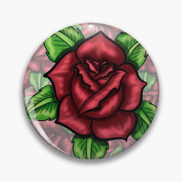 Item preview, red rose digital  designed and sold by Crochetamommy.
