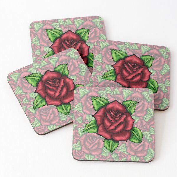 Item preview, red rose digital  designed and sold by Crochetamommy.