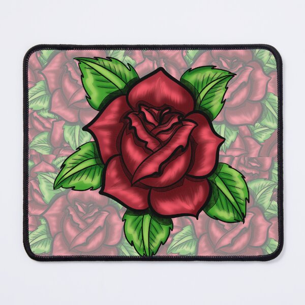 Item preview, red rose digital designed and sold by Crochetamommy.