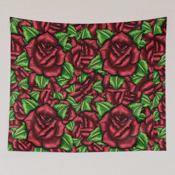 Item preview, red roses designed and sold by Crochetamommy.