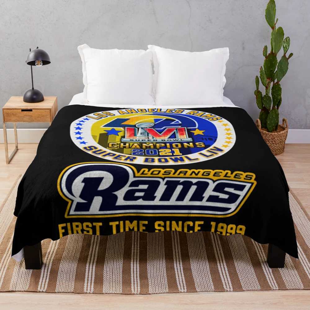 Los Angeles Rams Super Bowl LVI 2022 Champions Blanket - Trends Bedding