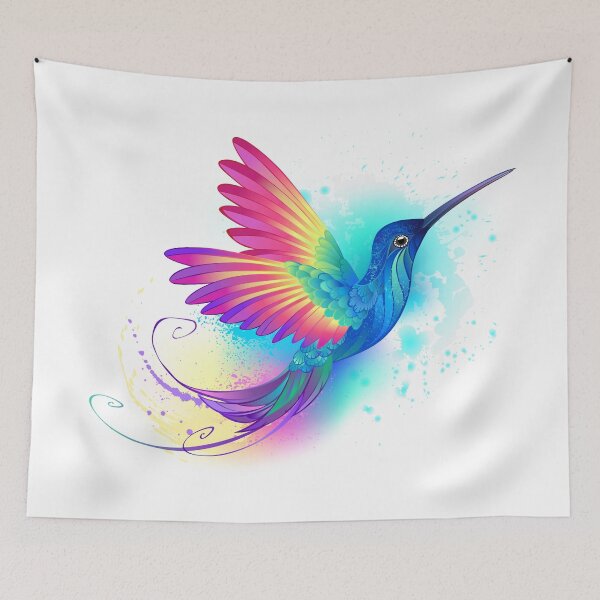 Item preview, Exotic Rainbow Hummingbird designed and sold by Blackmoon9.