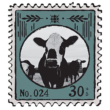 Artwork thumbnail, Post Stamp Cow edition by Mary Grace Steverson