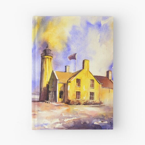 Item preview, Mackinac Island- Lake Michigan.  Watercolor painting designed and sold by rfoxphoto.