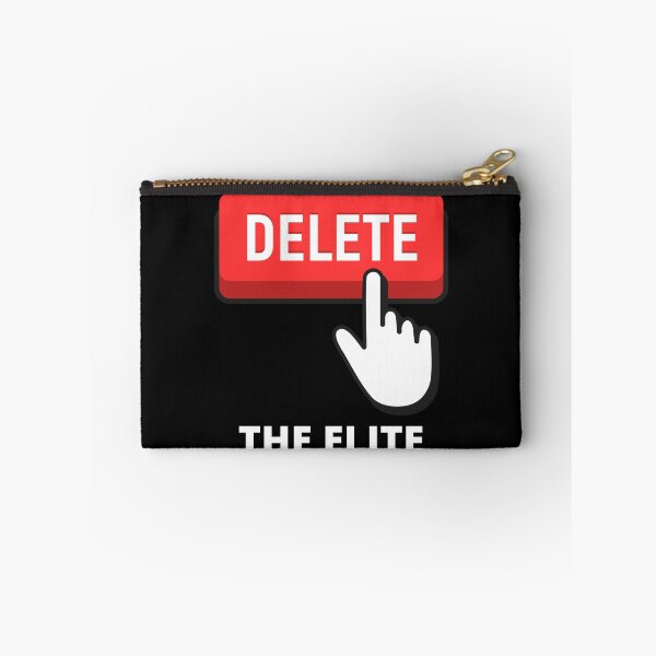 Item preview, Delete The Elite. designed and sold by NinjaPug.