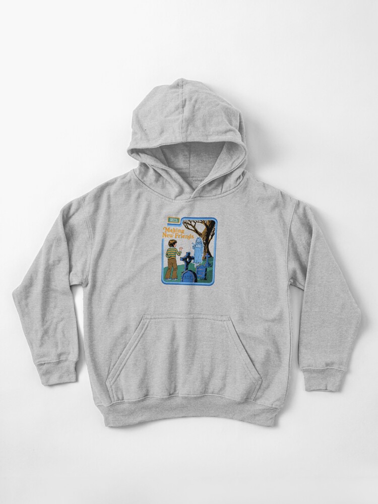 Making New Friends Kids Pullover Hoodie for Sale by Steven Rhodes Redbubble