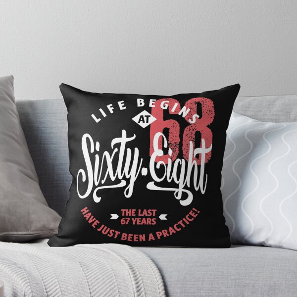 Item preview, Life Begins at 68 | 68th Birthday designed and sold by cidolopez.