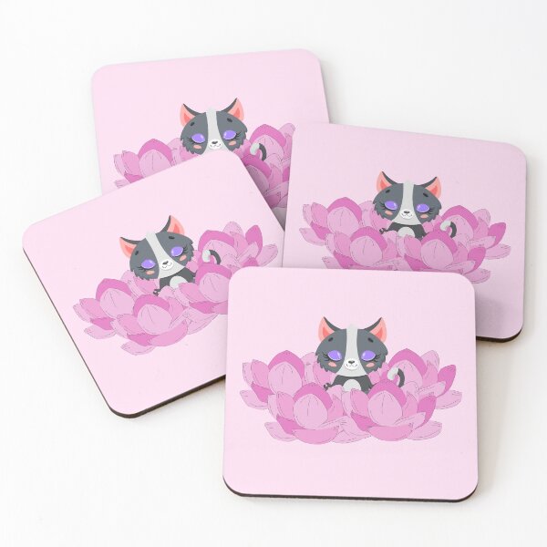 Item preview, Cute Cat In Lotus Tattoo designed and sold by Hoetoons.