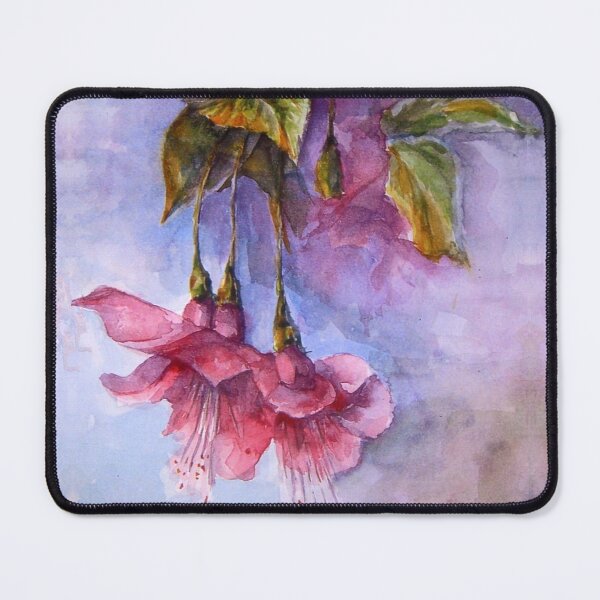 Item preview, Fuchsias 2 Watercolour Painting designed and sold by Heatherian.