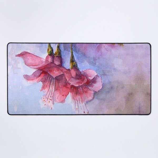 Item preview, Fuchsias 2 Watercolour Painting designed and sold by Heatherian.
