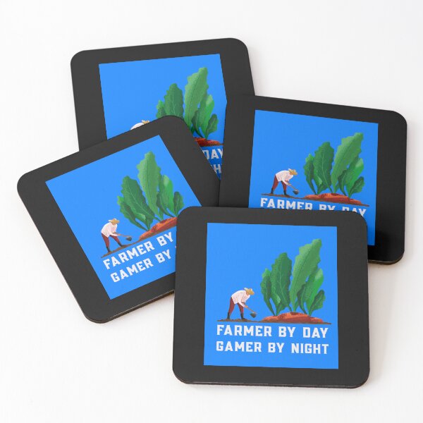 Item preview, Farmer by Day and Gamer by Night designed and sold by Verbiage24.