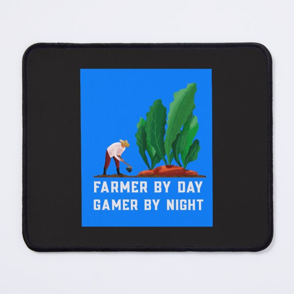 Item preview, Farmer by Day and Gamer by Night designed and sold by Verbiage24.