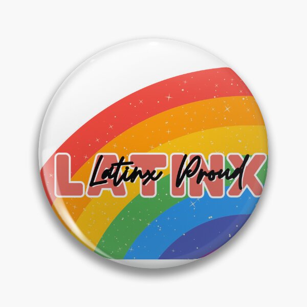 Item preview, Latinx Queer Rainbow Sticker designed and sold by aventurasEnESL.