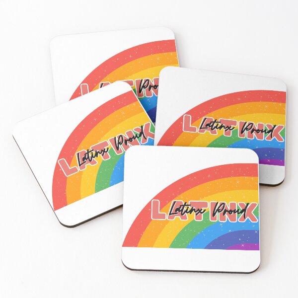 Item preview, Latinx Queer Rainbow Sticker designed and sold by aventurasEnESL.