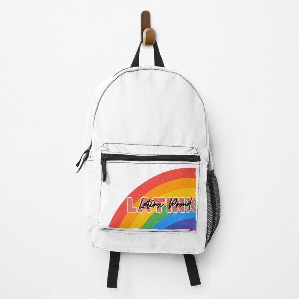 Item preview, Latinx Queer Rainbow Sticker designed and sold by aventurasEnESL.