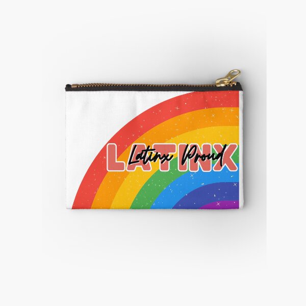 Item preview, Latinx Queer Rainbow Sticker designed and sold by aventurasEnESL.
