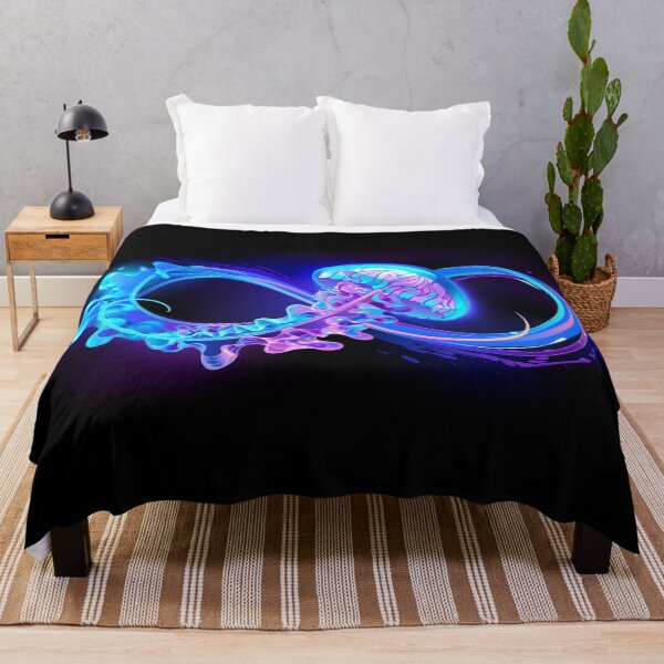 Item preview, Infinity with Glowing Jellyfish designed and sold by Blackmoon9.