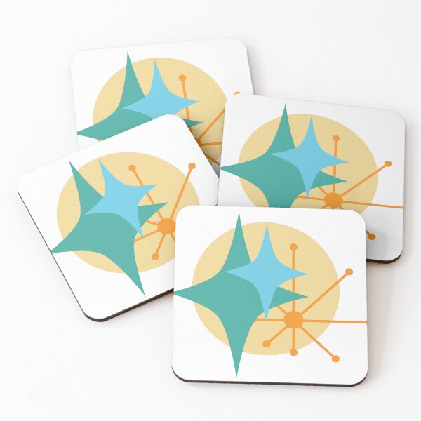 Item preview, Simple Retro Shapes - Vintage Shapes - Mid-Century Modern designed and sold by CattlettArt.