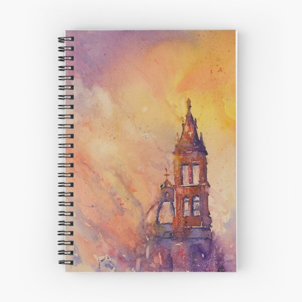 Item preview, Morelia, Mexico streetscene. Watercolor painting designed and sold by rfoxphoto.