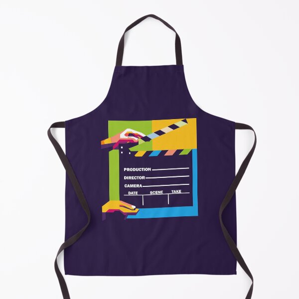 Item preview, Clapper Board / Take Action / Clapperboard Pop Art Illustration designed and sold by Rifafin.