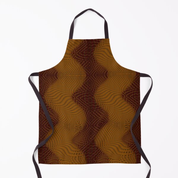 Item preview, Brownish curves and something like crooked jute designed and sold by ShapesColors.